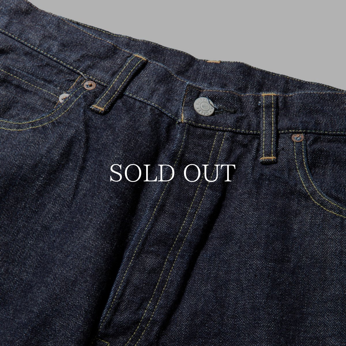 画像3: CALEE  VINTAGE REPRODUCT STRAIGHT DENIM PANTS (3)