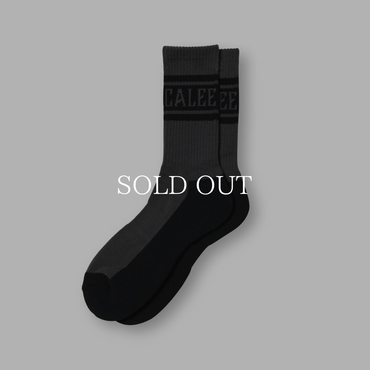 画像3: CALEE  JACQUARD PILE LINE SOCKS (3)