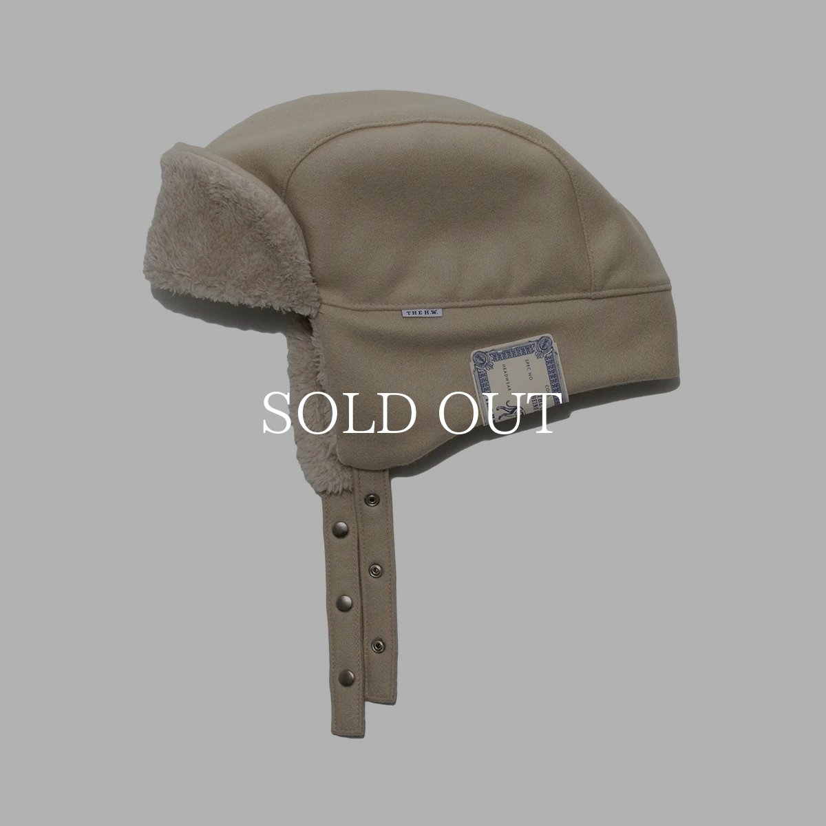 画像13: THE H.W.DOG&CO.  LIGHT MELTON FLIGHT CAP (13)