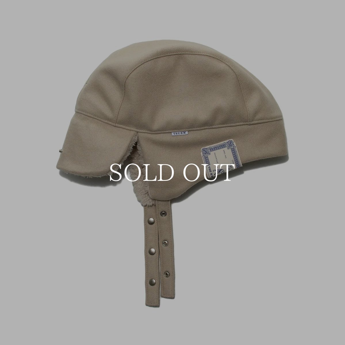 画像14: THE H.W.DOG&CO.  LIGHT MELTON FLIGHT CAP (14)