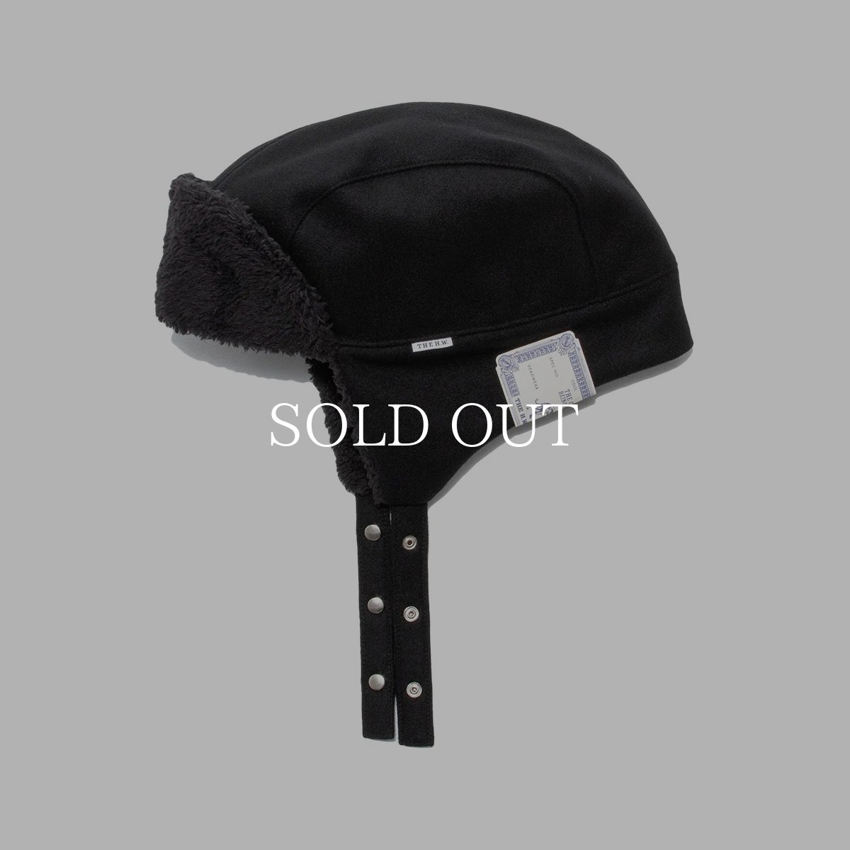 画像6: THE H.W.DOG&CO.  LIGHT MELTON FLIGHT CAP (6)