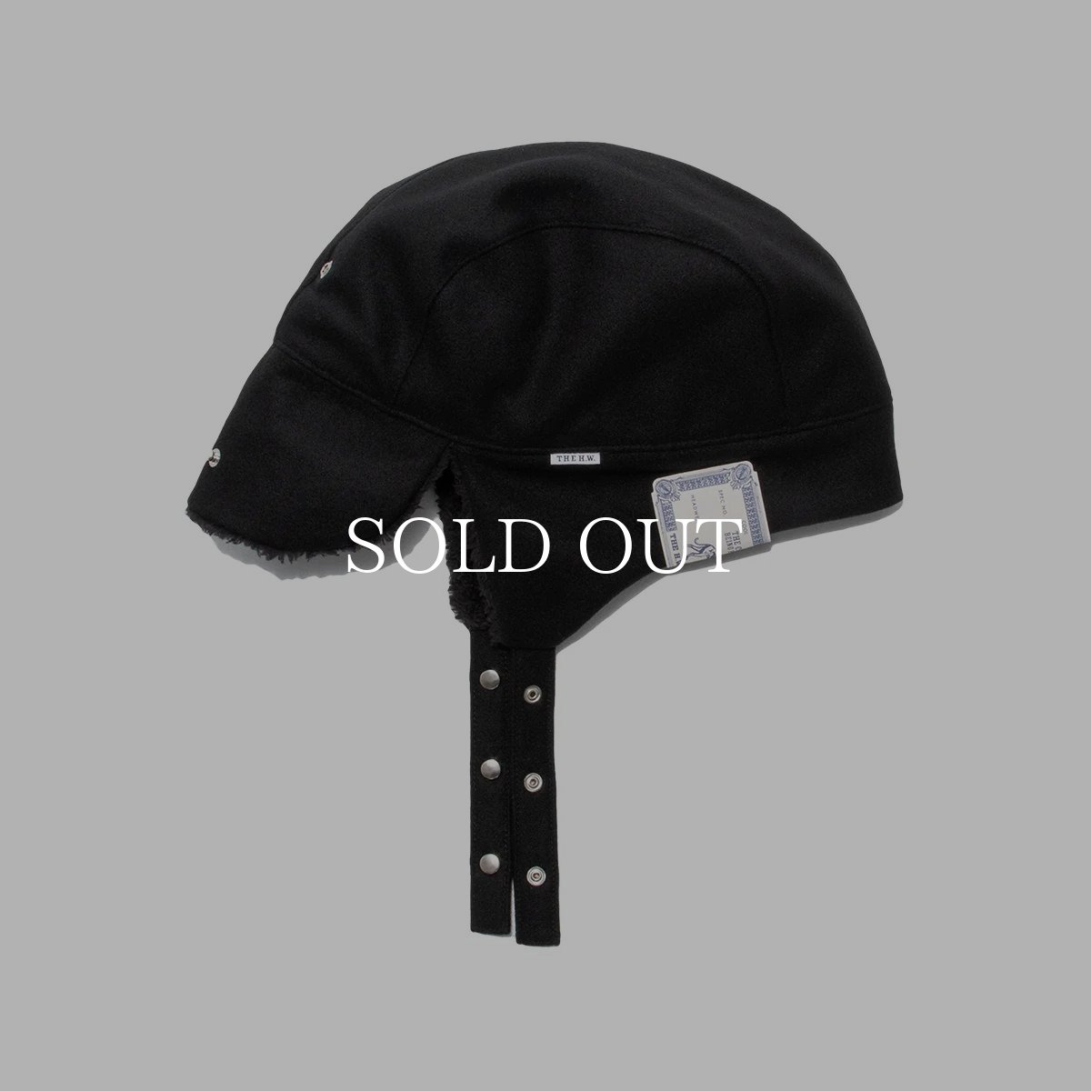 画像7: THE H.W.DOG&CO.  LIGHT MELTON FLIGHT CAP (7)