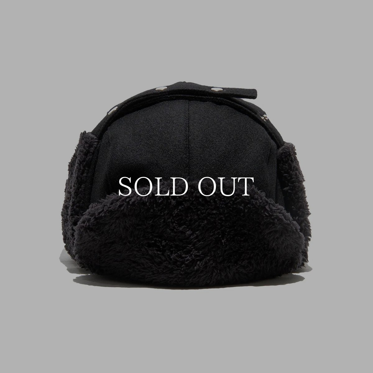 画像2: THE H.W.DOG&CO.  LIGHT MELTON FLIGHT CAP (2)