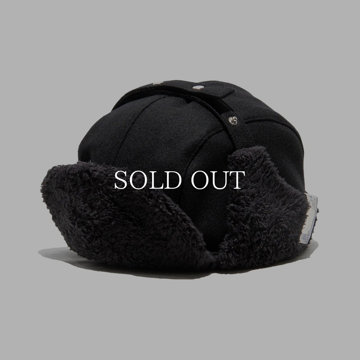 画像1: THE H.W.DOG&CO.  LIGHT MELTON FLIGHT CAP (1)