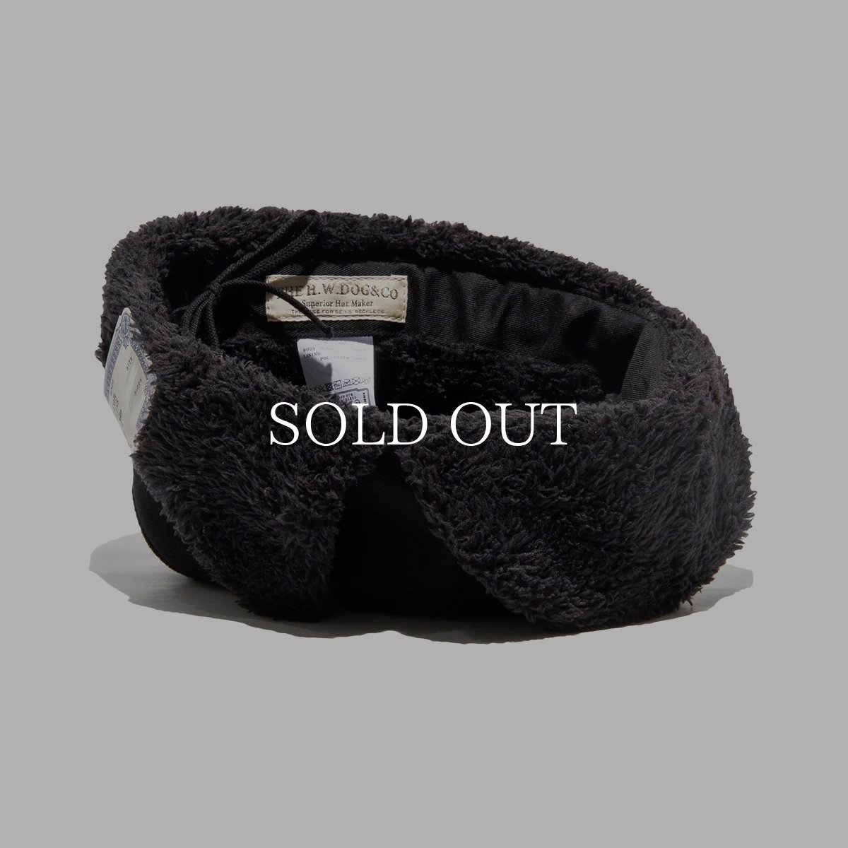 画像5: THE H.W.DOG&CO.  LIGHT MELTON FLIGHT CAP (5)