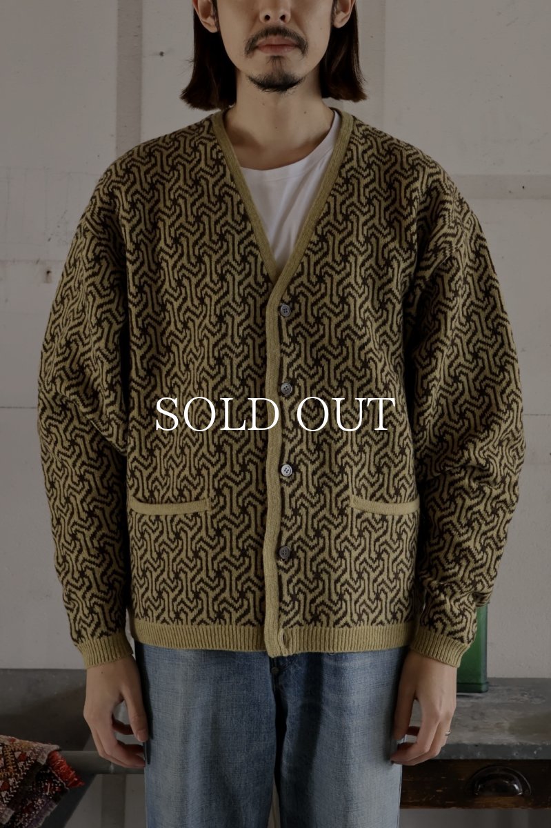 画像4: exodus  GEOMETRIC WOOL CARDIGAN (4)
