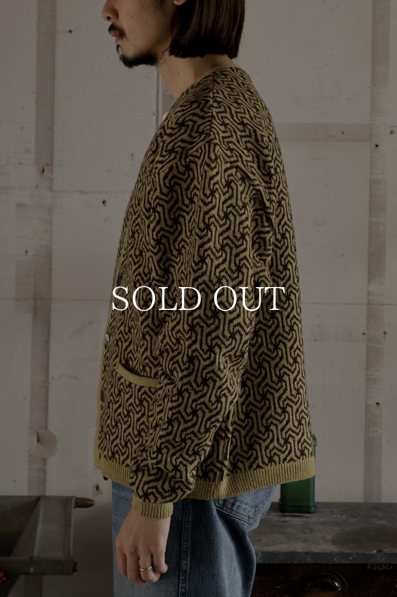 画像5: exodus  GEOMETRIC WOOL CARDIGAN (5)