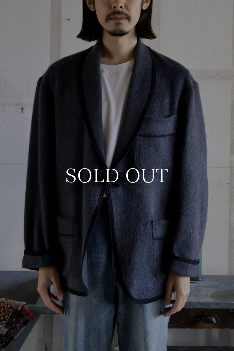 画像4: exodus  SHAGGY MOHAIR SMOKING JACKET (4)