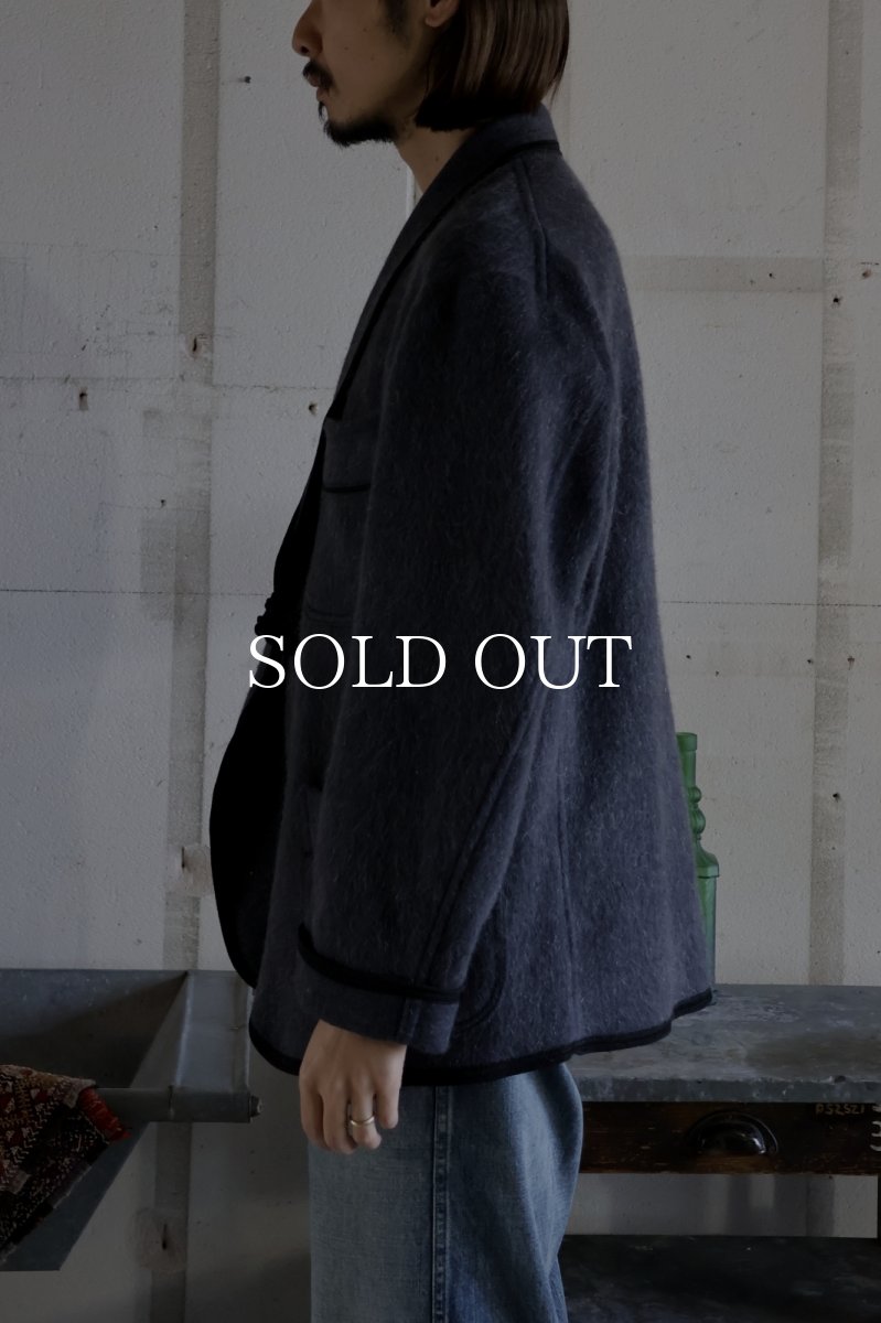 画像5: exodus  SHAGGY MOHAIR SMOKING JACKET (5)