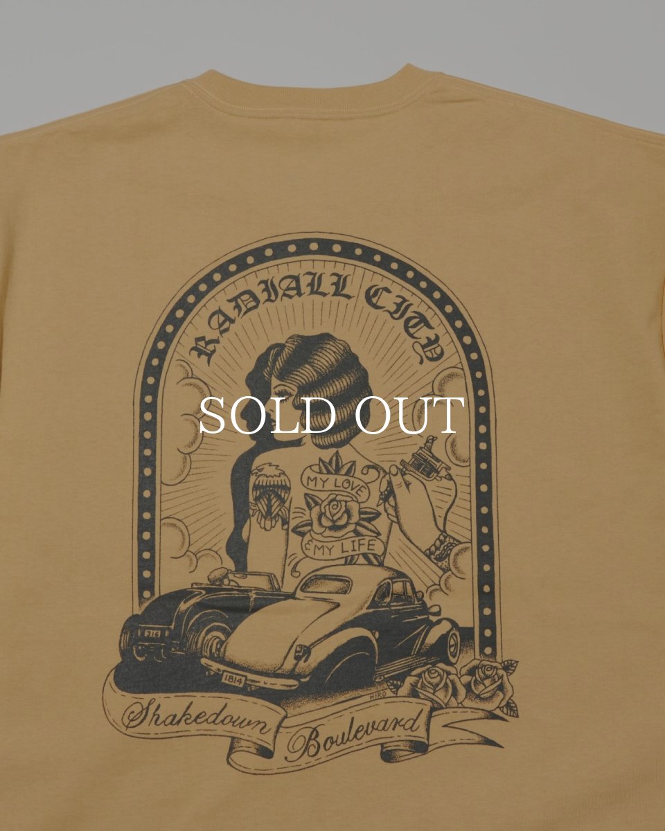 画像11: RADIALL  SHAKEDOWN BOULEVARD - CREW NECK T-SHIRT L/S (11)