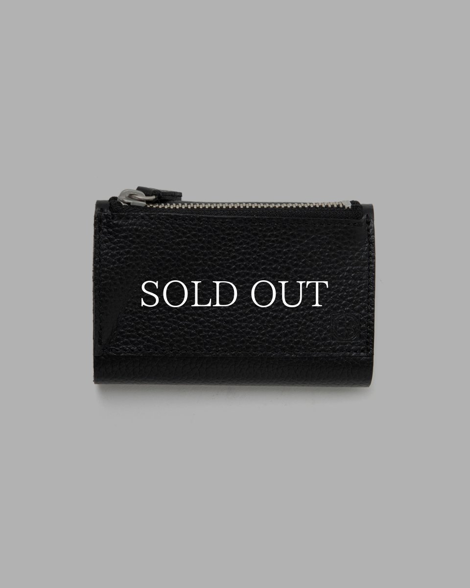 画像1: hobo  COMPACT WALLET SHRINK COW LEATHER (1)