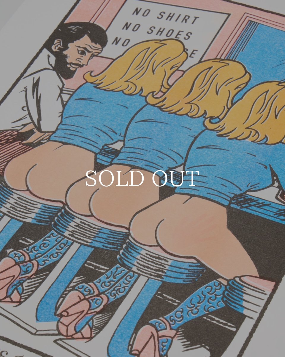 画像4: RADIALL  LOVE BEER - RISOGRAPH PRINT POSTER (4)