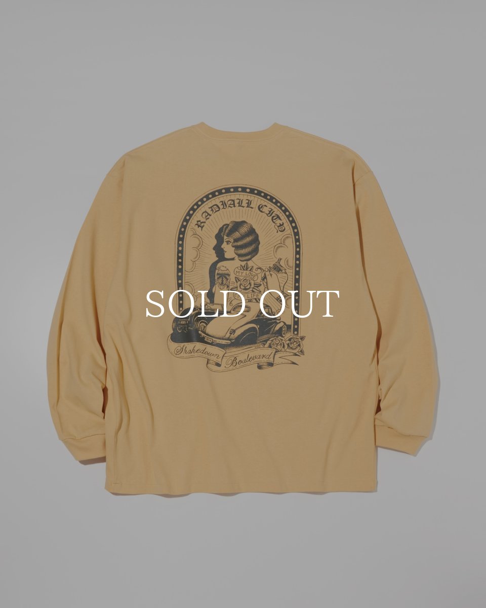 画像9: RADIALL  SHAKEDOWN BOULEVARD - CREW NECK T-SHIRT L/S (9)