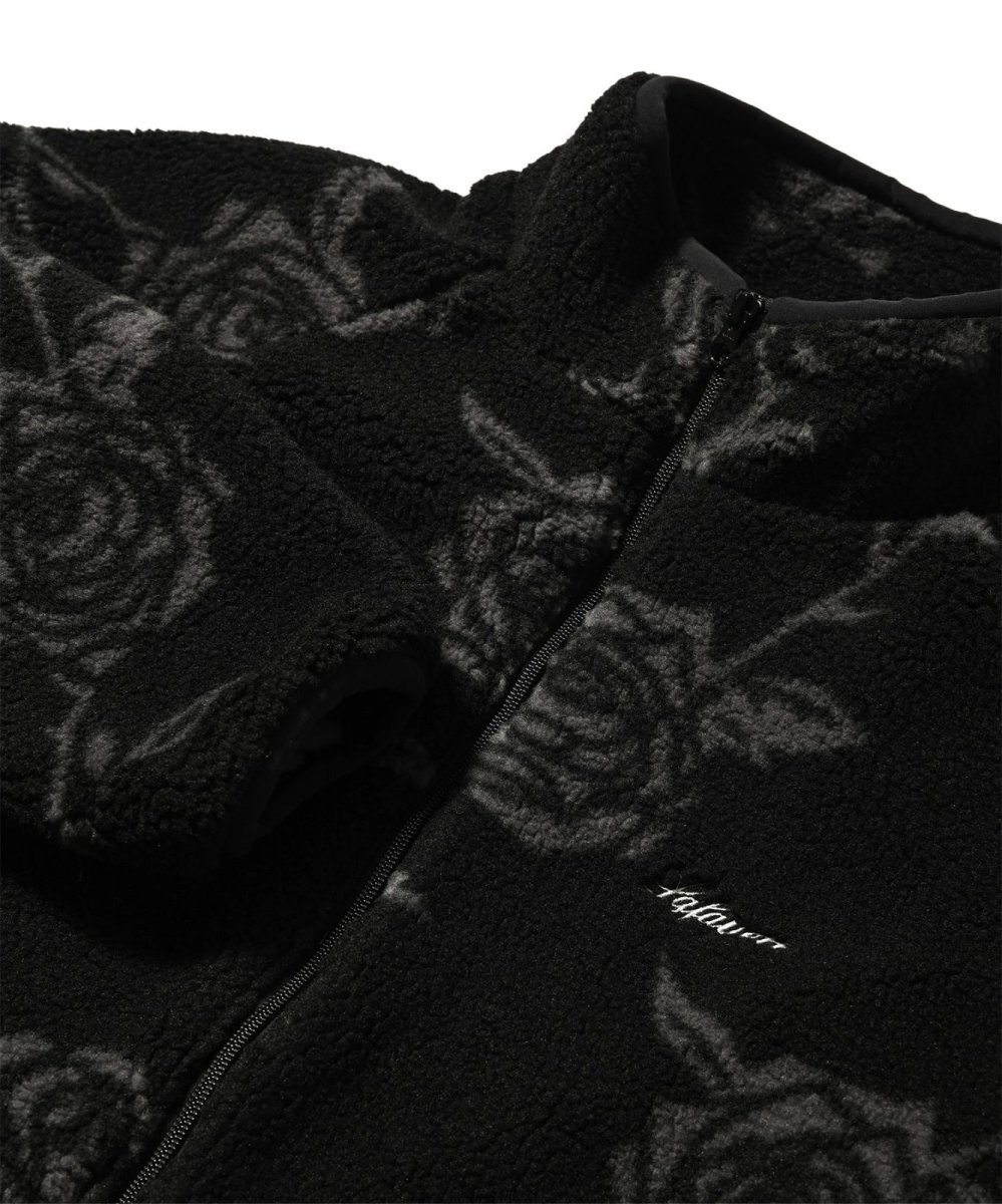画像3: LFYT  ROSE ALLOVER PATTERNED FLEECE JACKET (3)