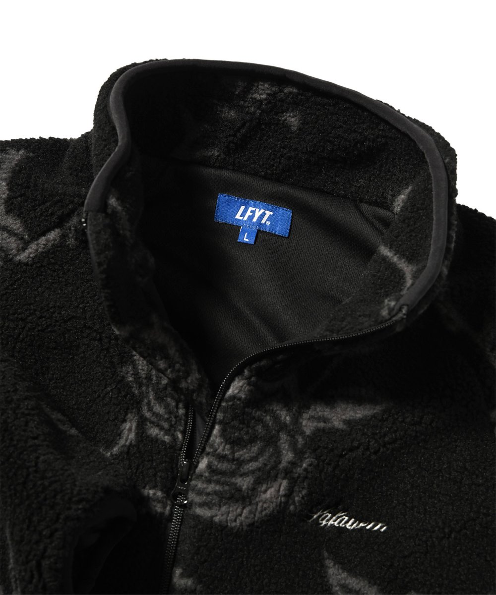 画像4: LFYT  ROSE ALLOVER PATTERNED FLEECE JACKET (4)