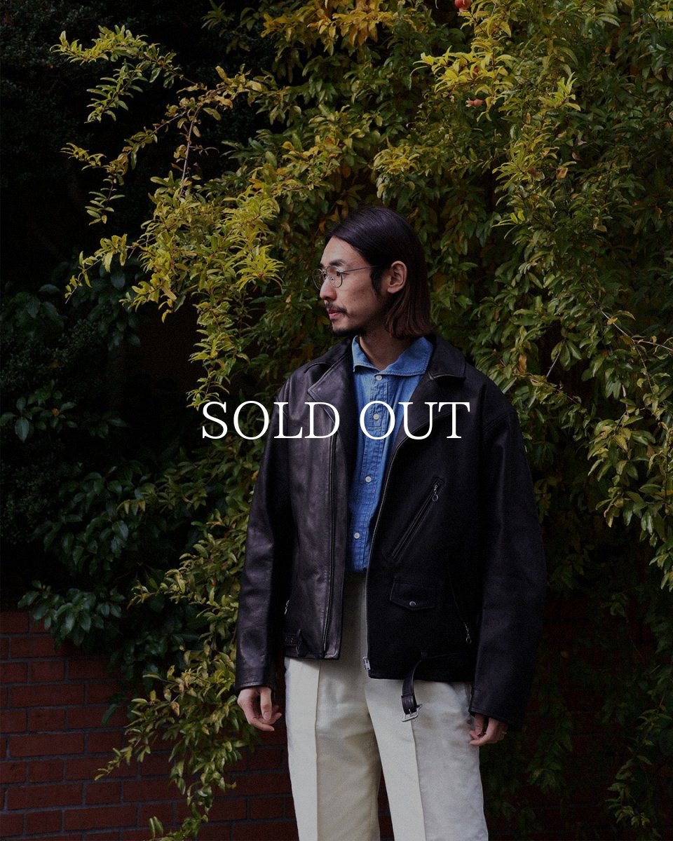 画像11: OLD JOE   PATINA HORSE-HIDE PERFECTO JACKET (11)