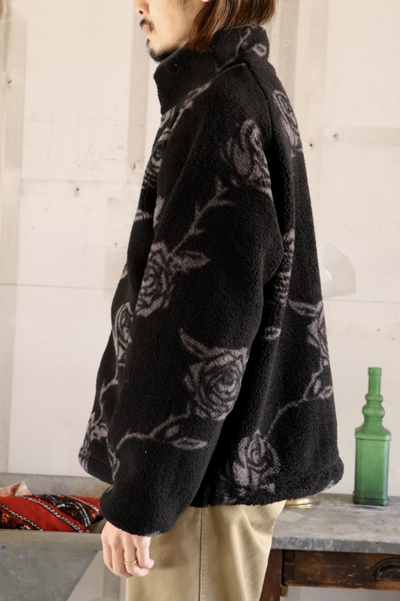 画像8: LFYT  ROSE ALLOVER PATTERNED FLEECE JACKET (8)