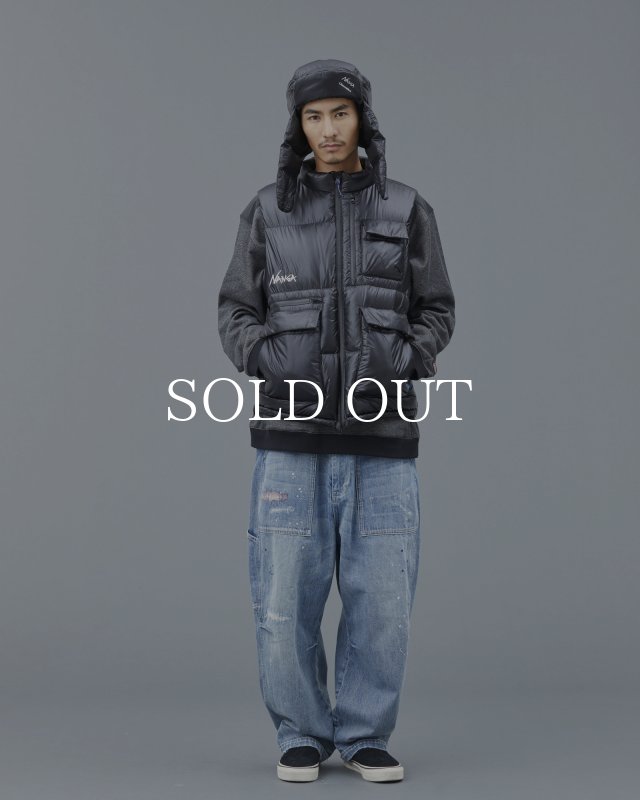 Liberaiders ダウンベスト 6ポケット Liberaiders NANGA × LIBERAIDERS RIPSTOP NYLON DOWN VEST 730022413