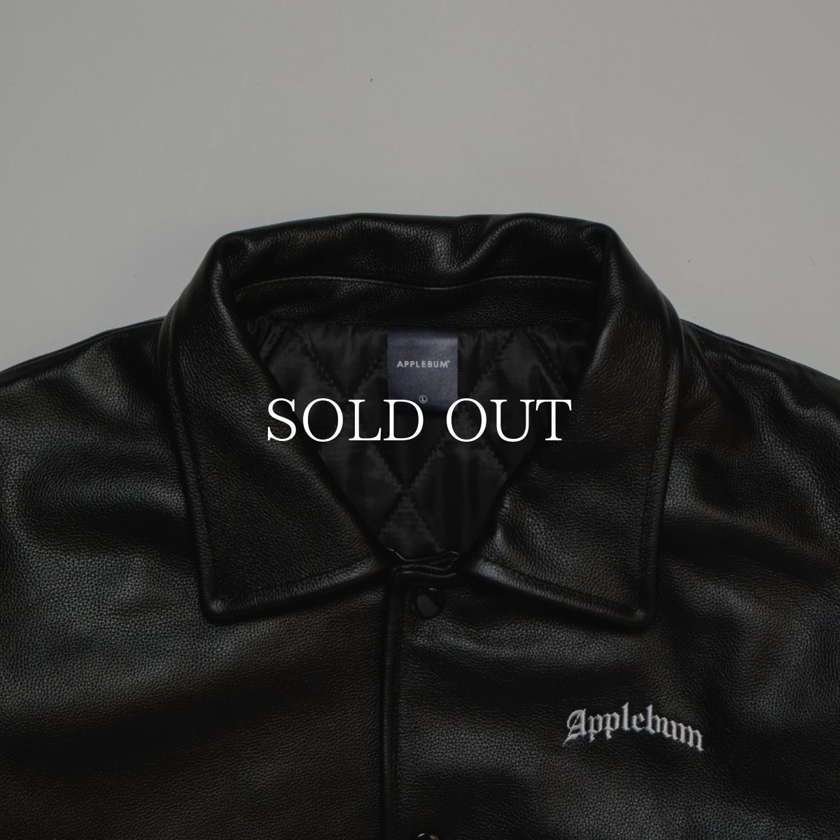 画像3: APPLEBUM  All Leather Stadium Jacket (3)