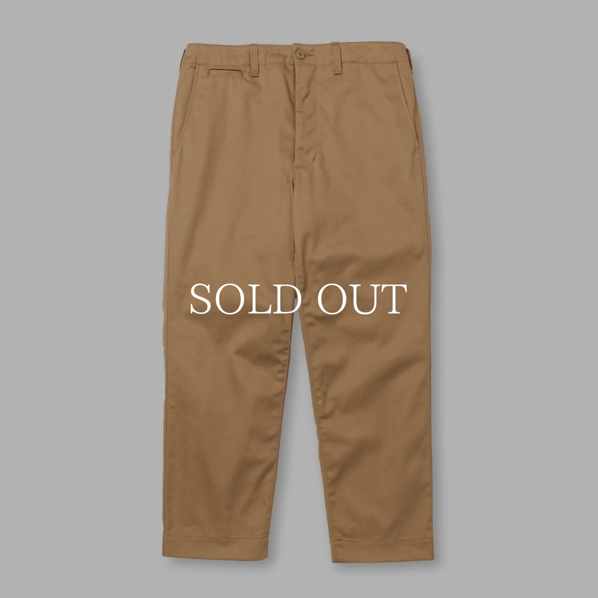 画像1: CALEE  T/C TWILL CHINO TROUSERS (1)