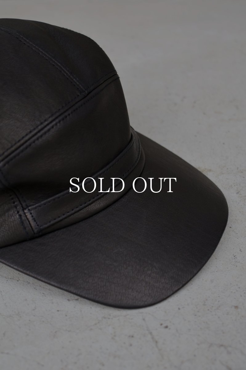 画像4: OLD JOE   PATINA DEERSKIN FRONT BELTED WORK CAP (4)