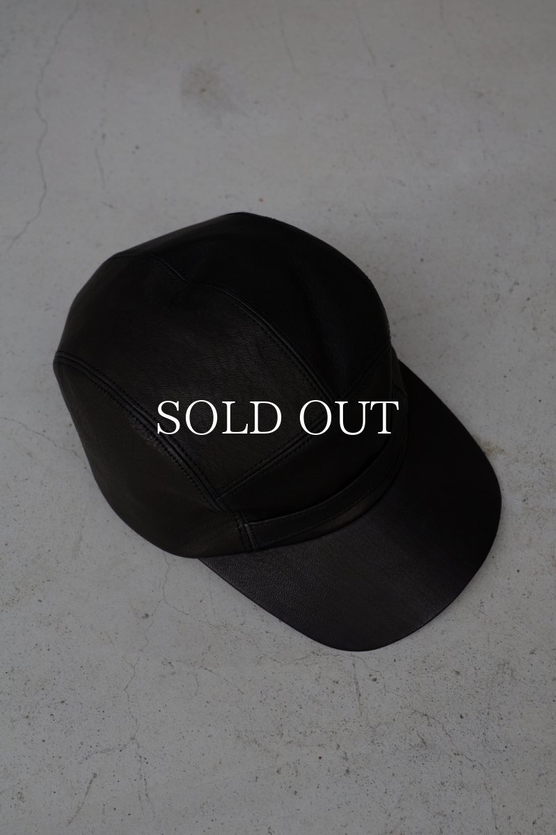 画像3: OLD JOE   PATINA DEERSKIN FRONT BELTED WORK CAP (3)