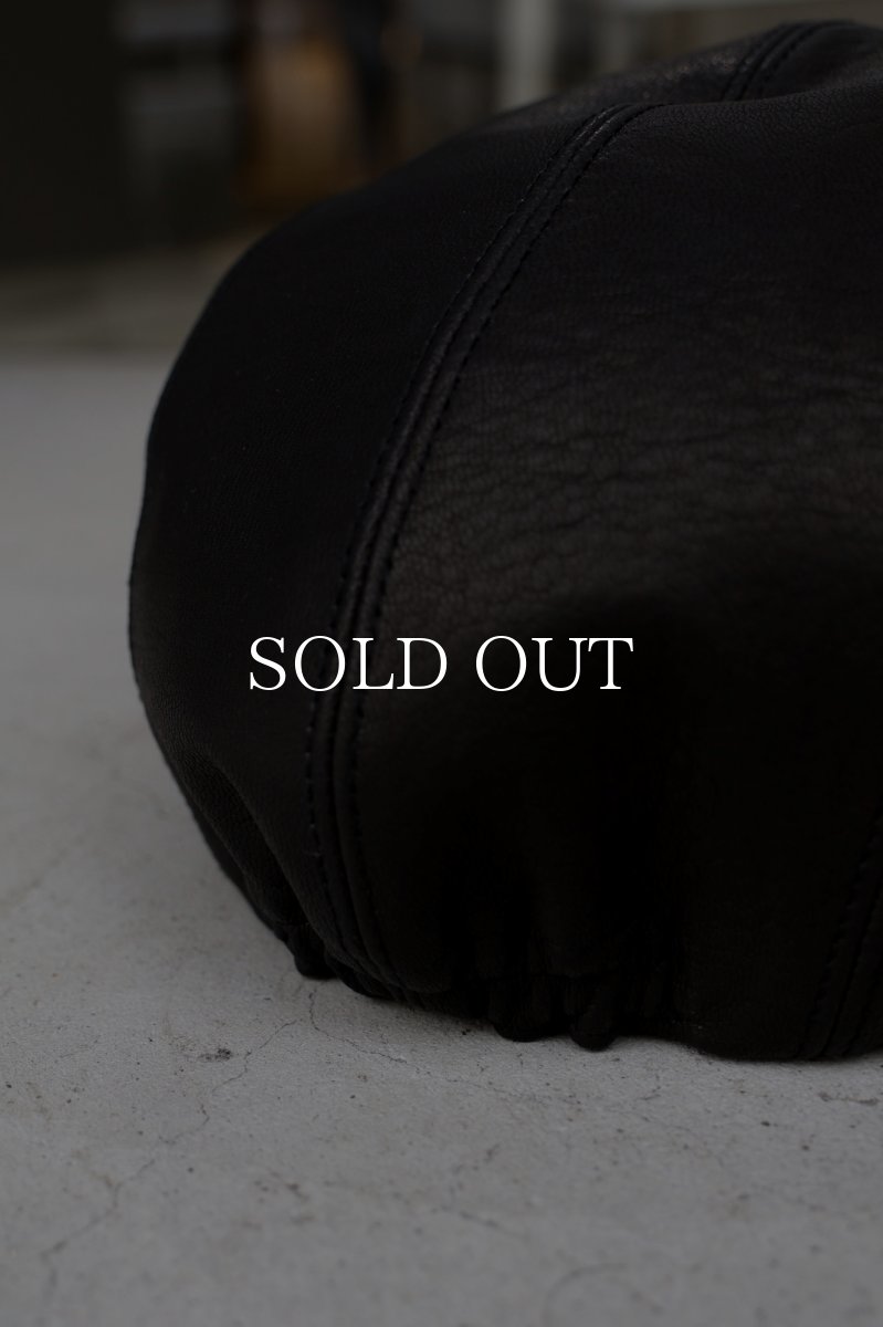 画像6: OLD JOE   PATINA DEERSKIN FRONT BELTED WORK CAP (6)