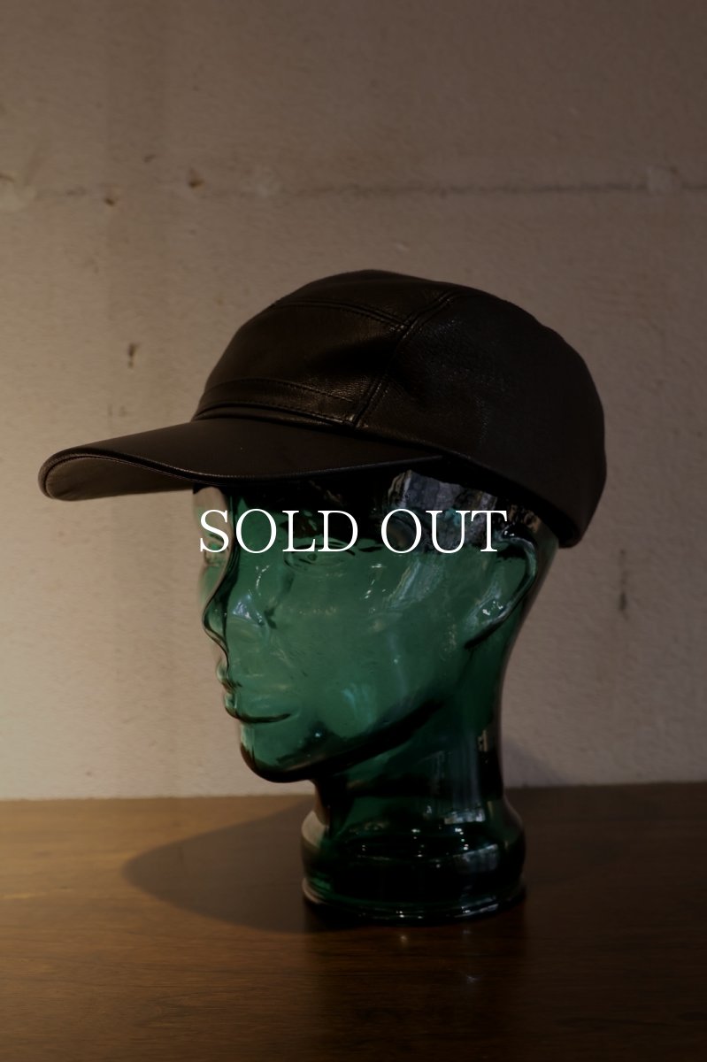 画像7: OLD JOE   PATINA DEERSKIN FRONT BELTED WORK CAP (7)