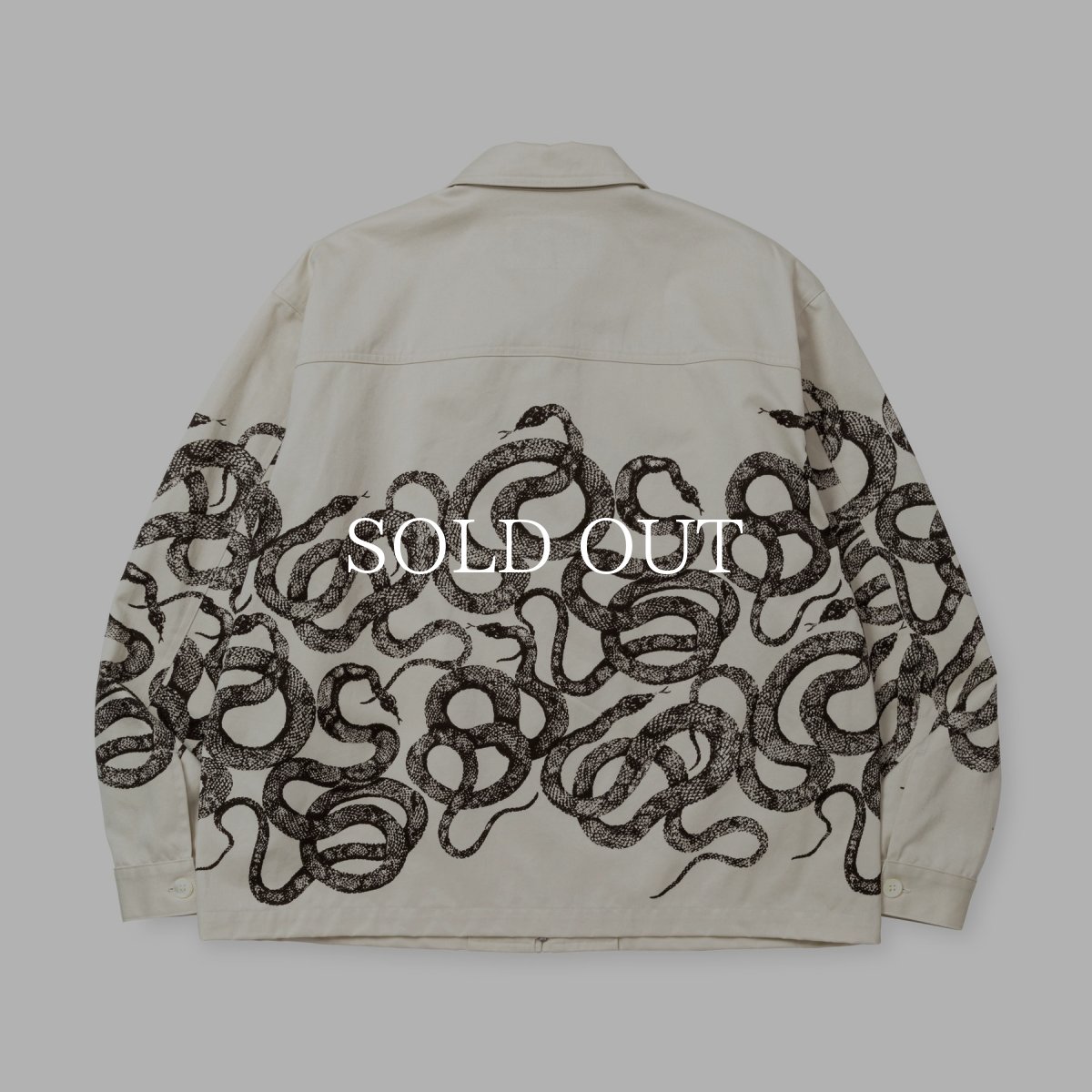 画像3: CALEE  WEST POINT SWING TOP <SNAKE PATTERN> (3)