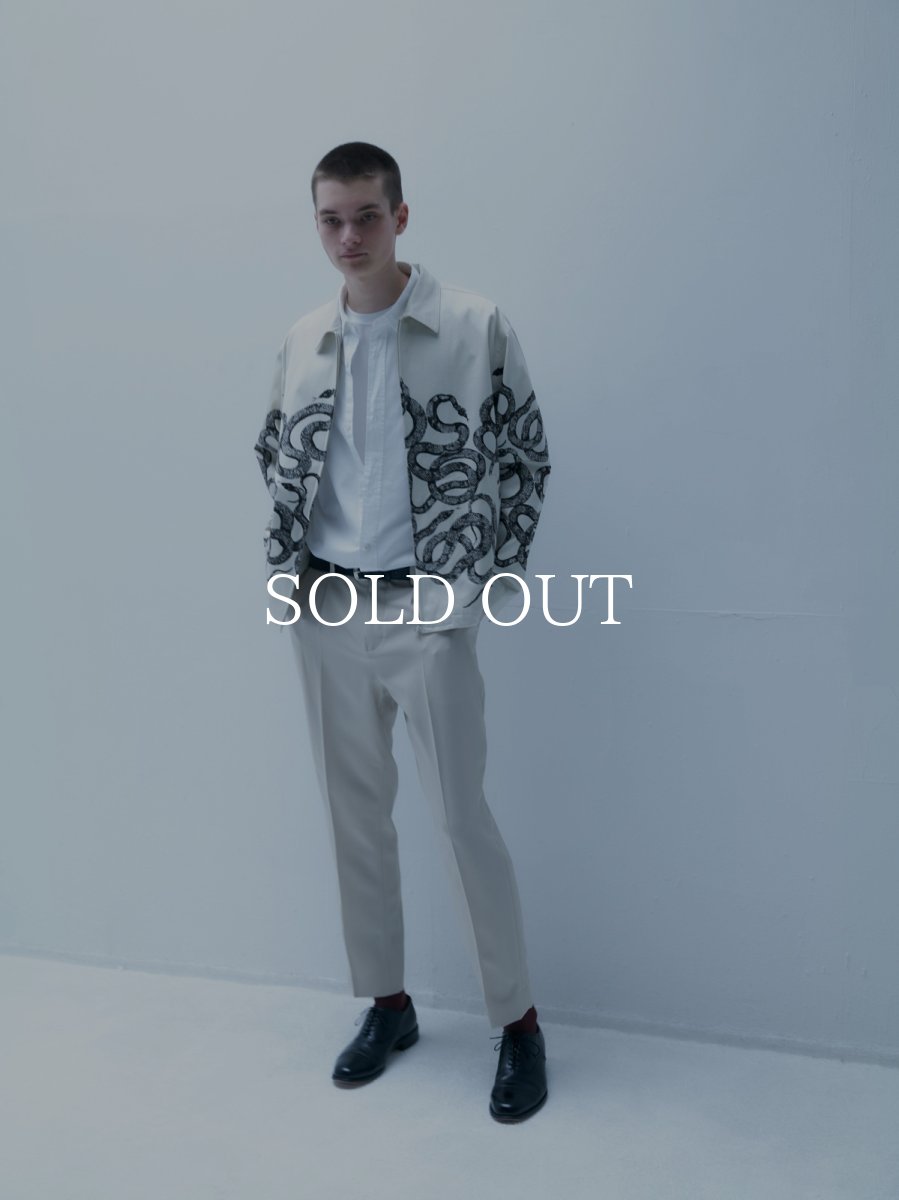 画像9: CALEE  WEST POINT SWING TOP <SNAKE PATTERN> (9)