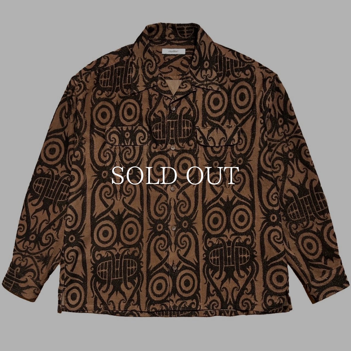 画像1: exodus  BORNEO FLANNEL L/S SHIRT (1)