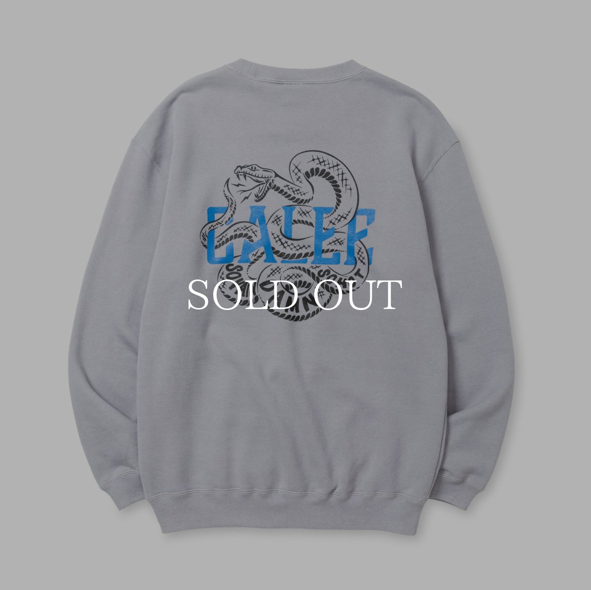 画像4: CALEE  SNAKE LOGO CREW NECK SW (4)