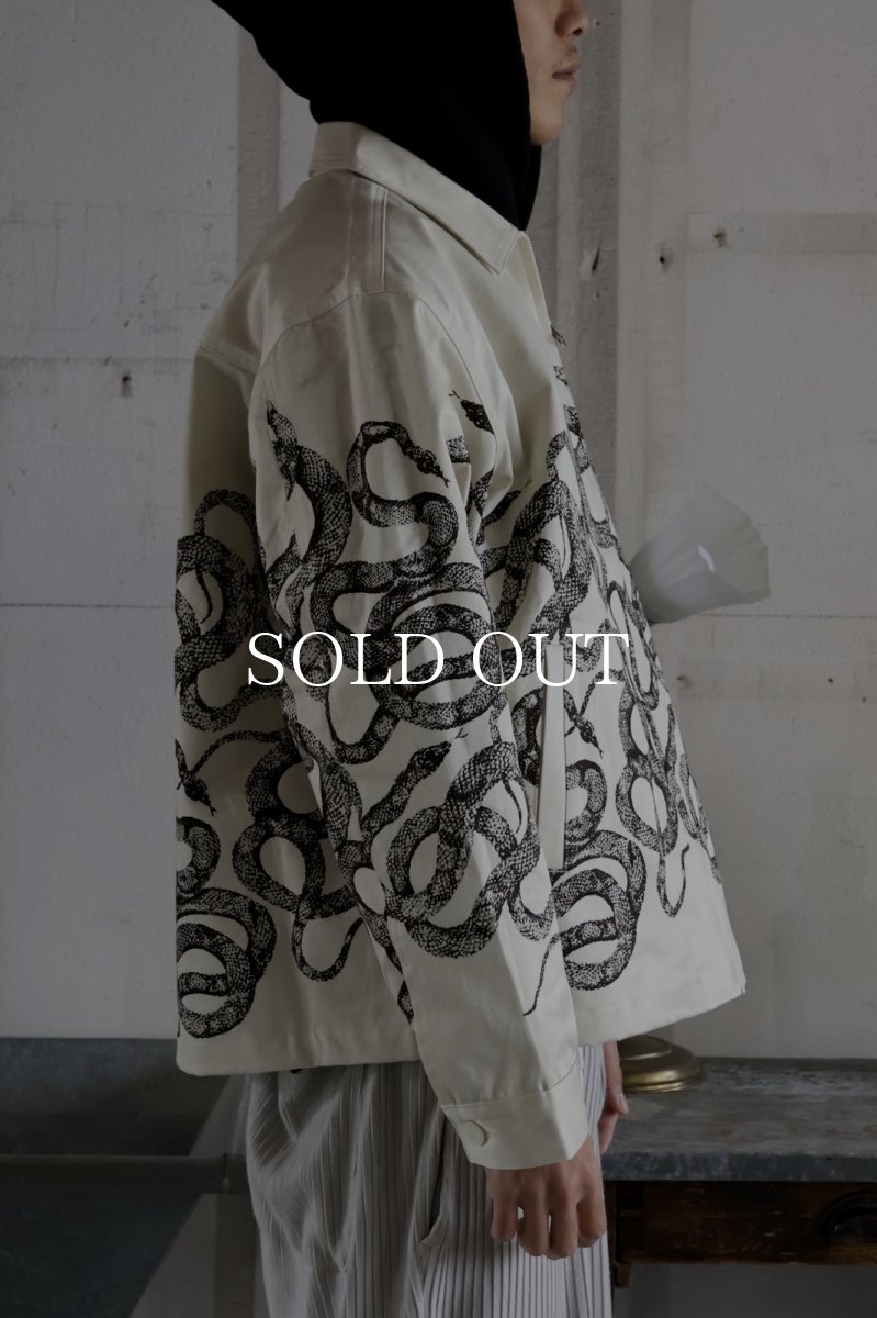 画像11: CALEE  WEST POINT SWING TOP <SNAKE PATTERN> (11)