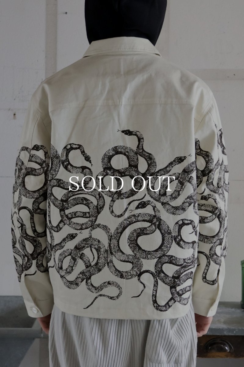 画像12: CALEE  WEST POINT SWING TOP <SNAKE PATTERN> (12)