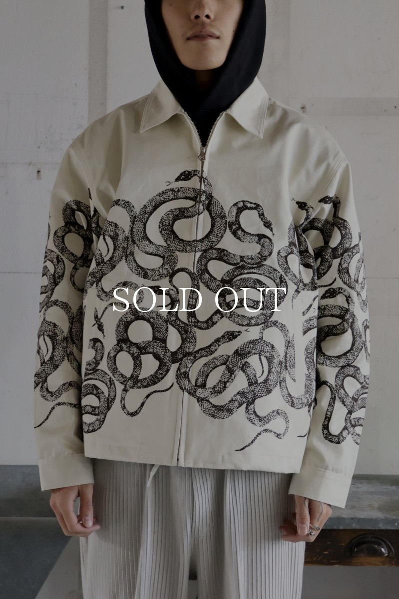 画像10: CALEE  WEST POINT SWING TOP <SNAKE PATTERN> (10)