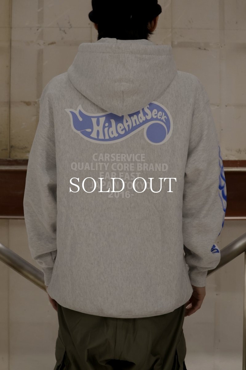 画像11: HideandSeek  HIDEANDSEEK×CarService Hooded Sweat Shirt (11)