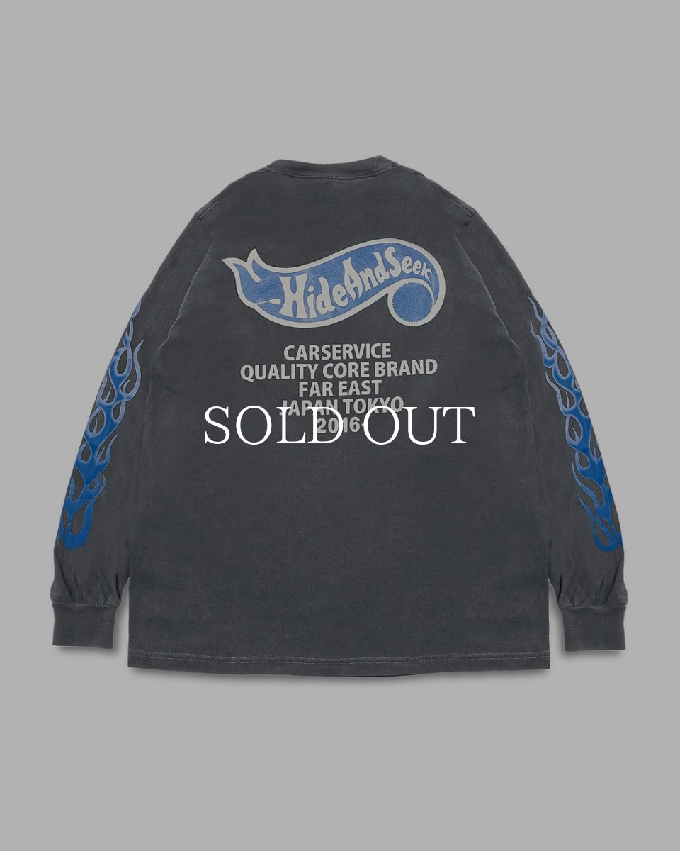 画像3: HideandSeek  HIDEANDSEEK×CarService L/S Tee-1 (3)