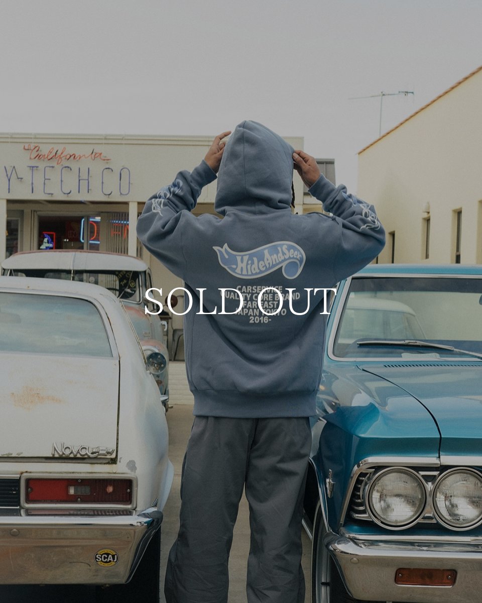画像7: HideandSeek  HIDEANDSEEK×CarService Hooded Sweat Shirt (7)