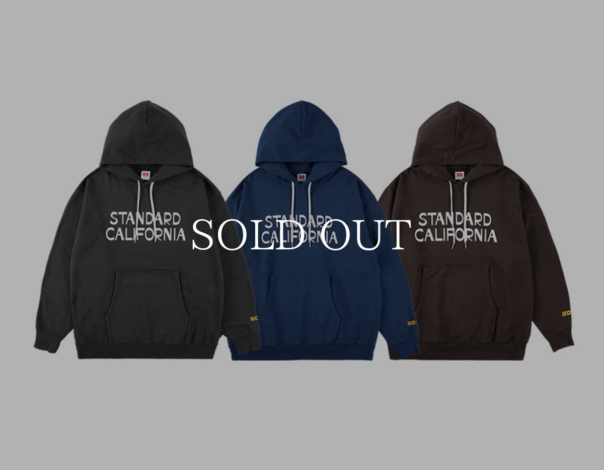 画像1: STANDARD CALIFORNIA  JEFF FOR SD LOGO HOOD SWEAT (1)