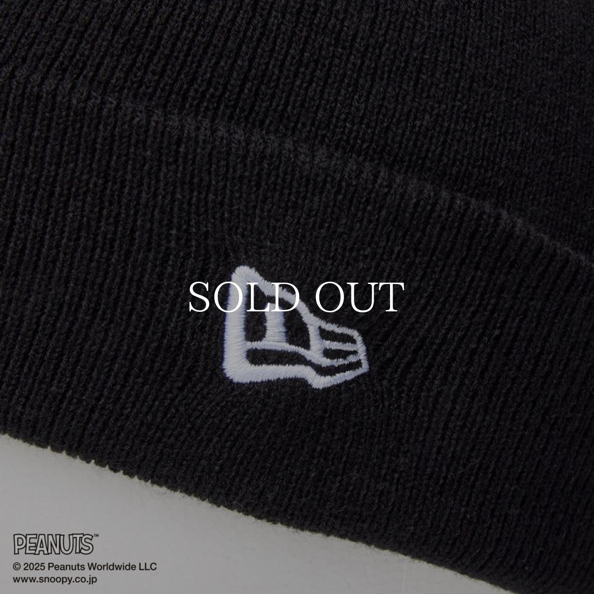 画像8: NEW ERA  ベーシック カフニット PEANUTS ピーナッツ スヌーピー ブラック (8)