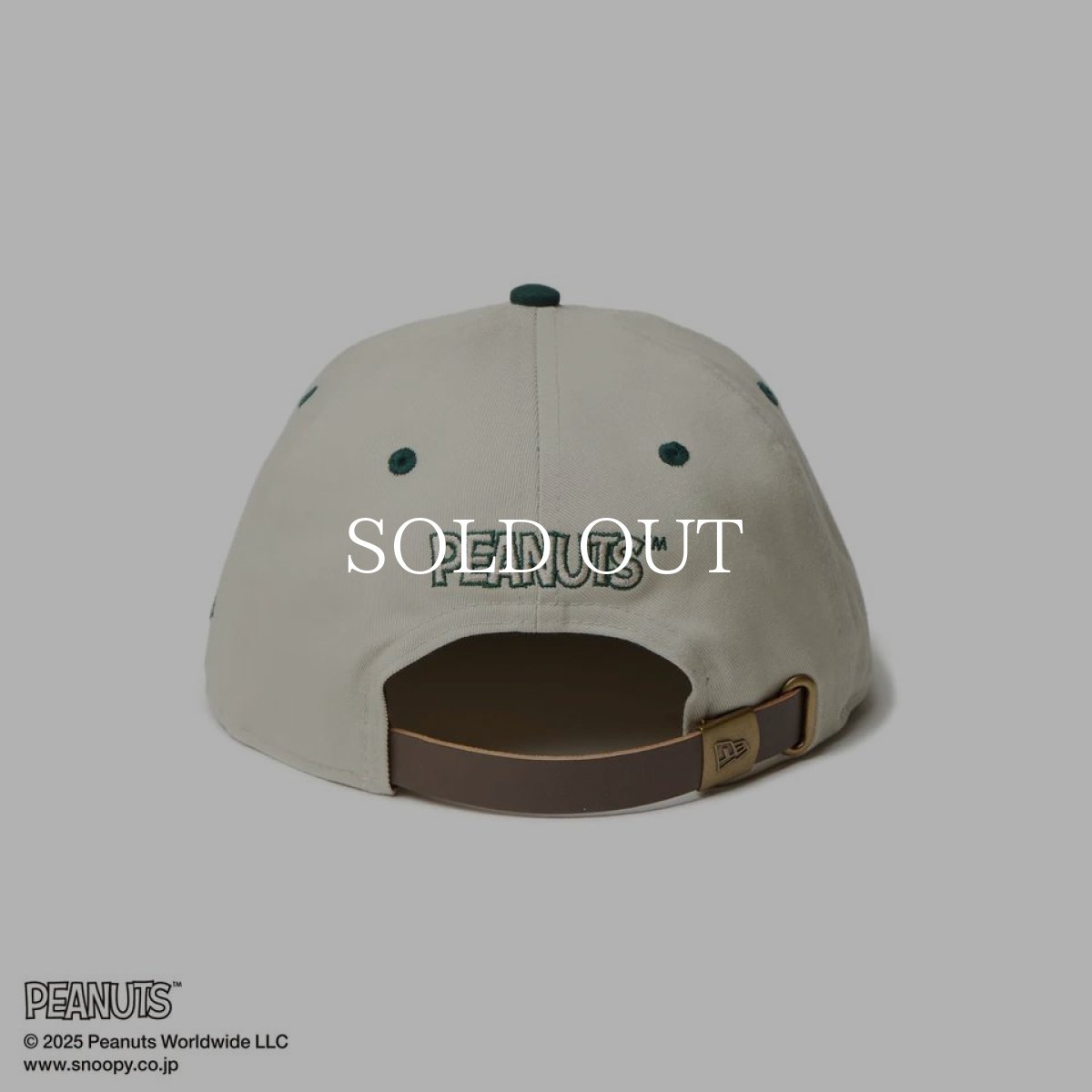 画像5: NEW ERA  RC 9FIFTY PEANUTS ピーナッツ スヌーピー ストーン ダークグリーンバイザー (5)