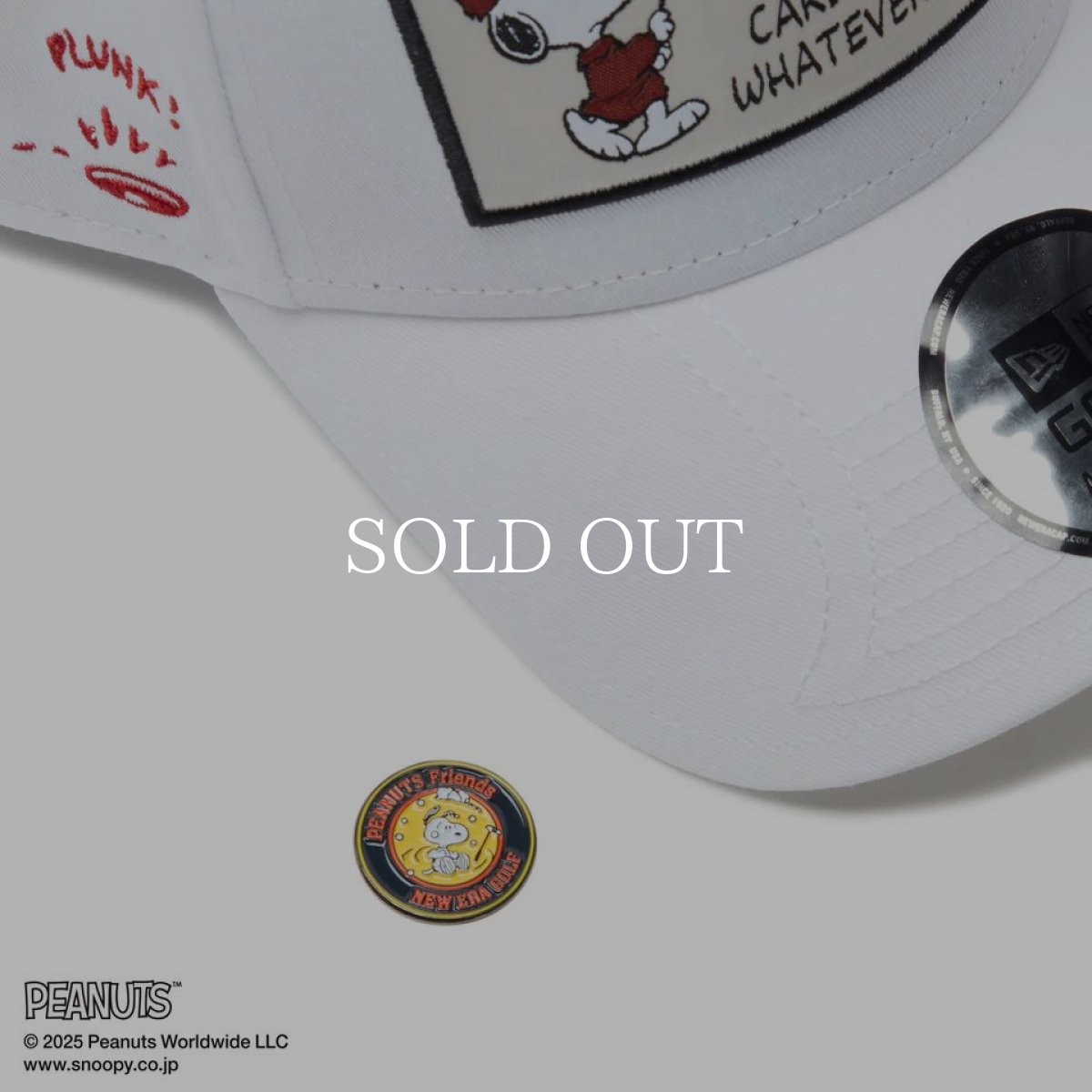 画像9: NEW ERA  【ゴルフ】 9FORTY A-Frame On Par PEANUTS ピーナッツ フロントパッチ ホワイト (9)