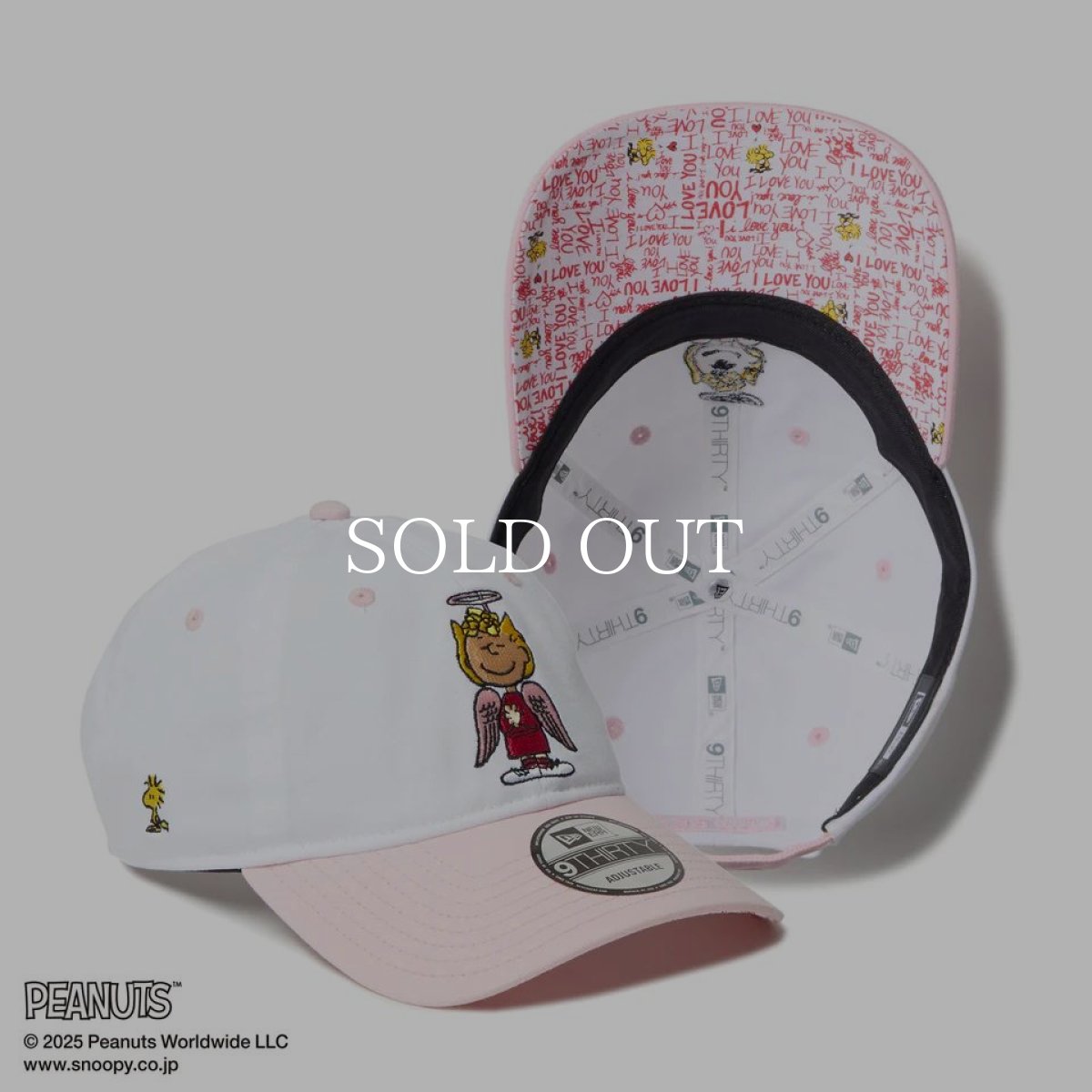 画像10: NEW ERA  9THIRTY PEANUTS ピーナッツ サリー・ブラウン ホワイト/ピンク (10)