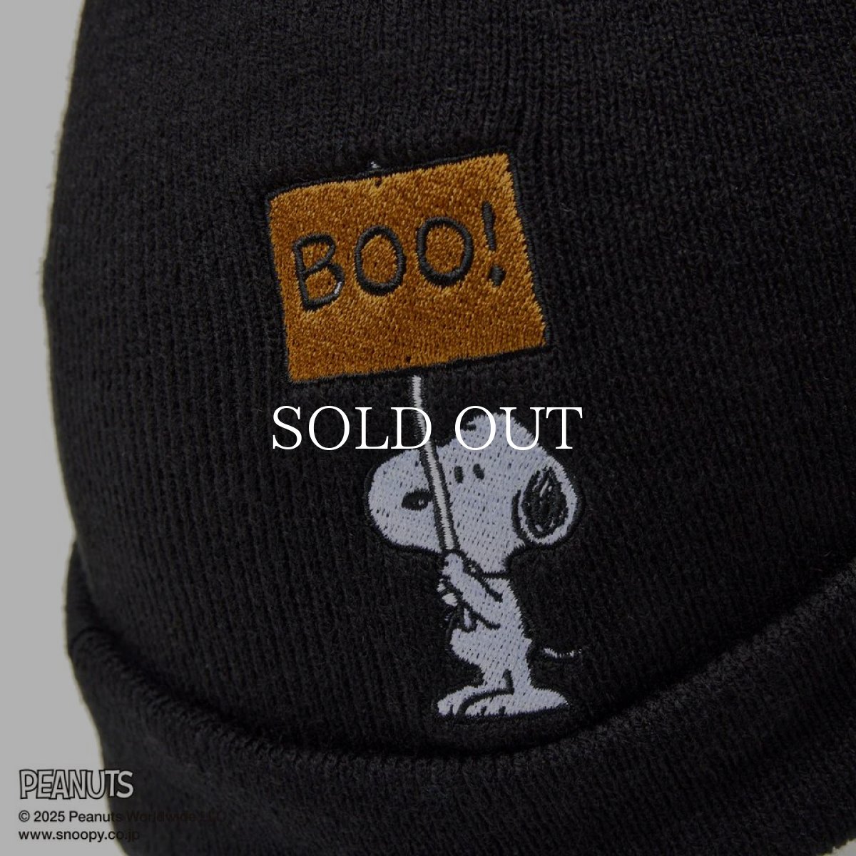 画像9: NEW ERA  ベーシック カフニット PEANUTS ピーナッツ スヌーピー ブラック (9)