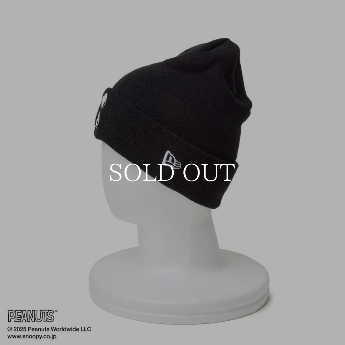画像5: NEW ERA  ベーシック カフニット PEANUTS ピーナッツ スヌーピー ブラック (5)