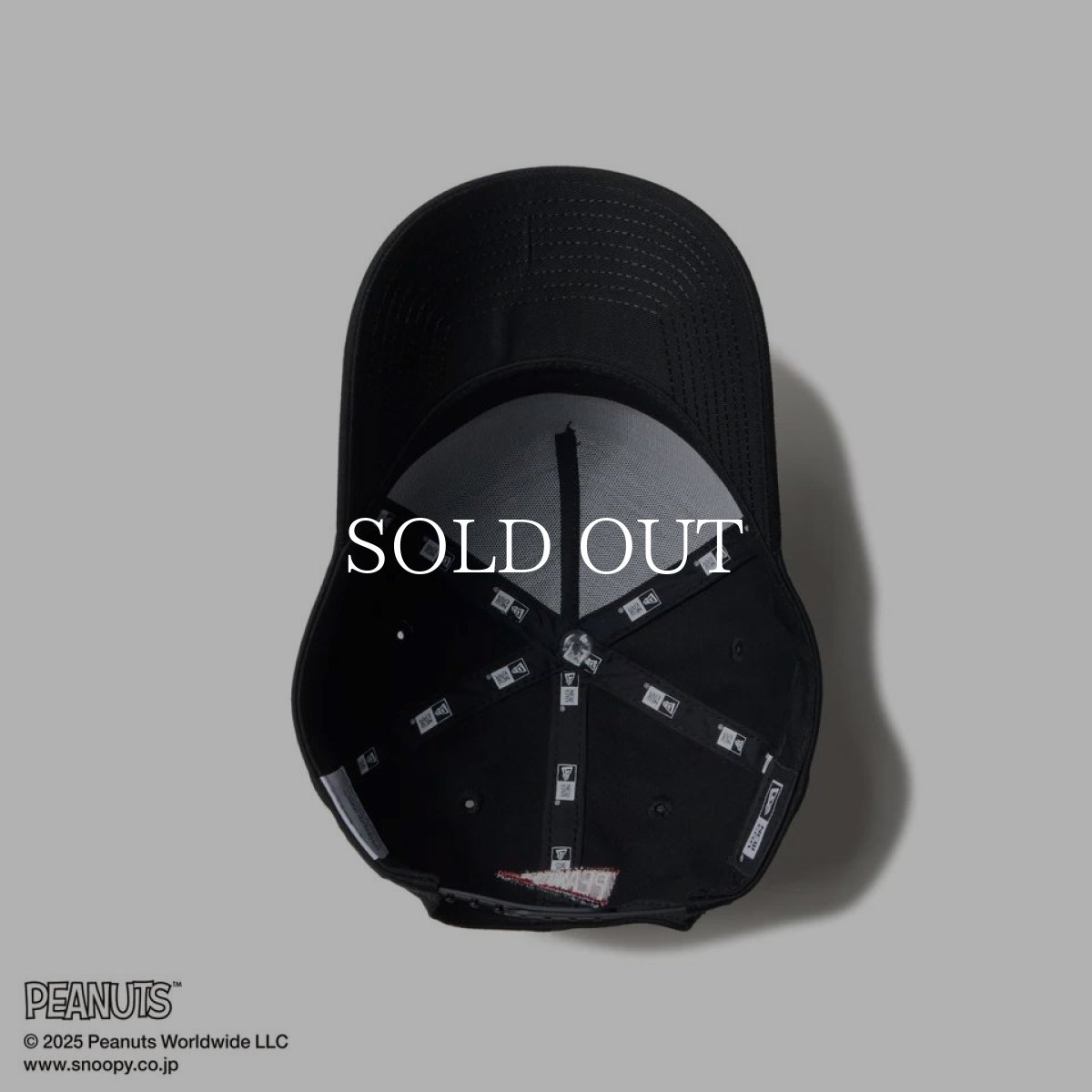 画像6: NEW ERA  【ゴルフ】 9FORTY A-Frame On Par PEANUTS ピーナッツ フロントパッチ ブラック (6)