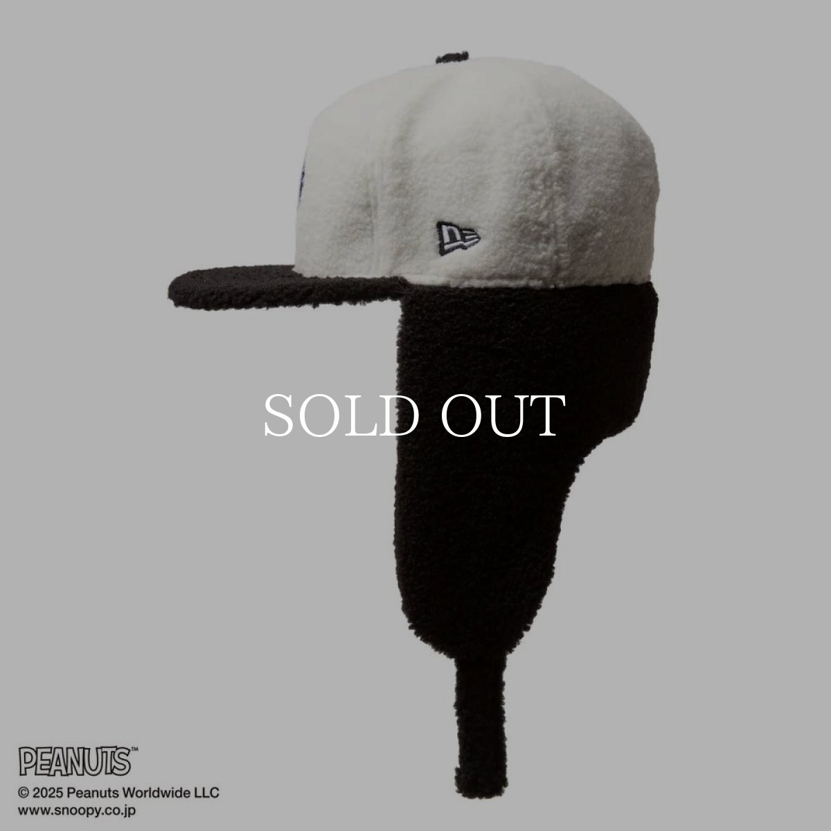 画像7: NEW ERA  59FIFTY Dog Ear ドッグイヤー PEANUTS ピーナッツ スヌーピー ホワイト ブラックバイザー (7)