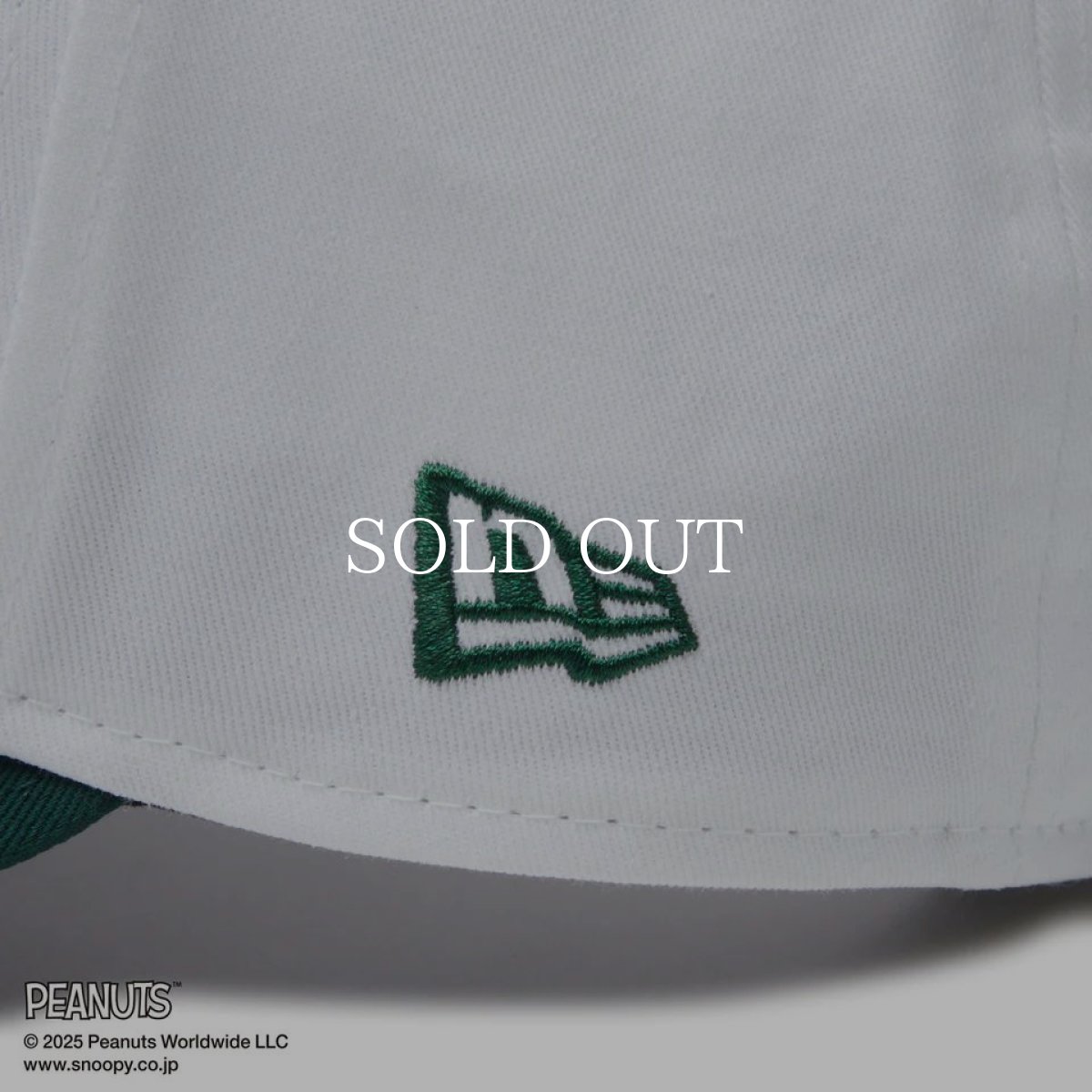 画像10: NEW ERA  【ゴルフ】 9FORTY A-Frame On Par PEANUTS ピーナッツ ボックスロゴ ホワイト ダークグリーンバイザー (10)