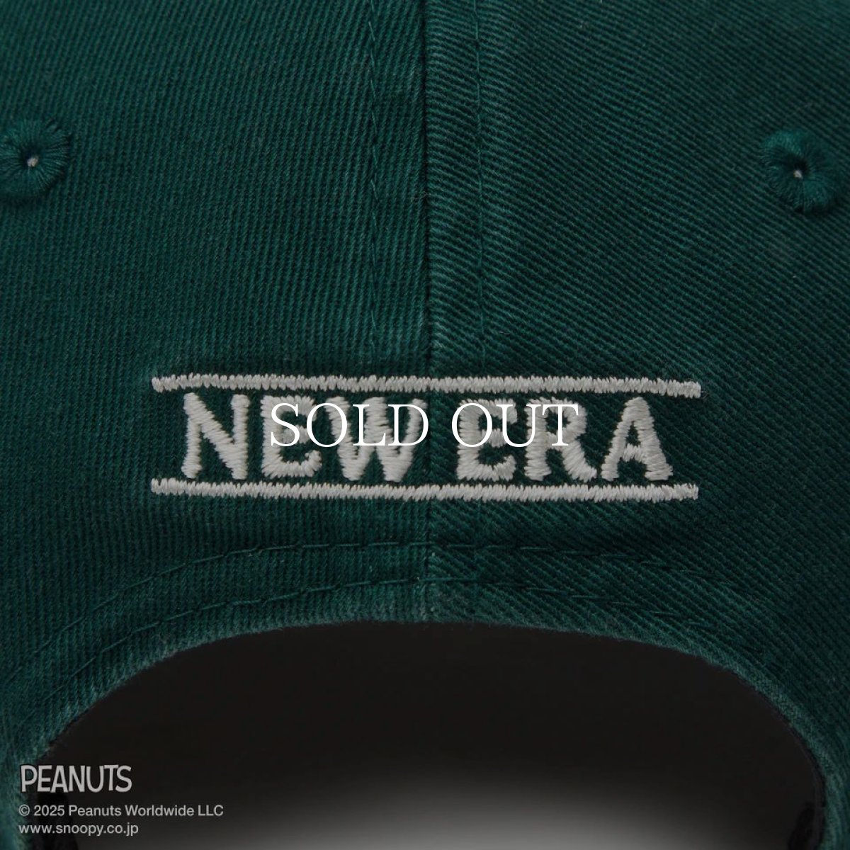 画像7: NEW ERA  9TWENTY PEANUTS ピーナッツ スヌーピー ウッドストック フェルトパッチ ダークグリーン (7)