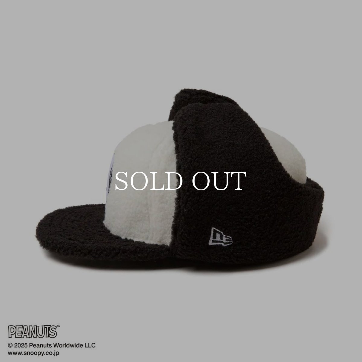 画像5: NEW ERA  59FIFTY Dog Ear ドッグイヤー PEANUTS ピーナッツ スヌーピー ホワイト ブラックバイザー (5)